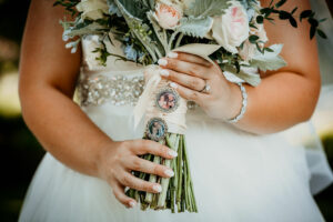 Memorial Charms for Bride's Wedding Bouquet
