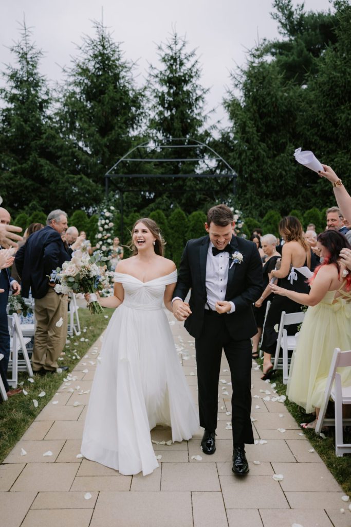 The Villa – Madera Ballroom | Outdoor Ceremony Recessional | Zhaun Frias Photography
