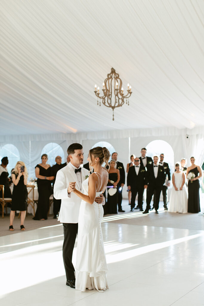 The Villa – The Tent | First Dance | Kellyann Smith Photography