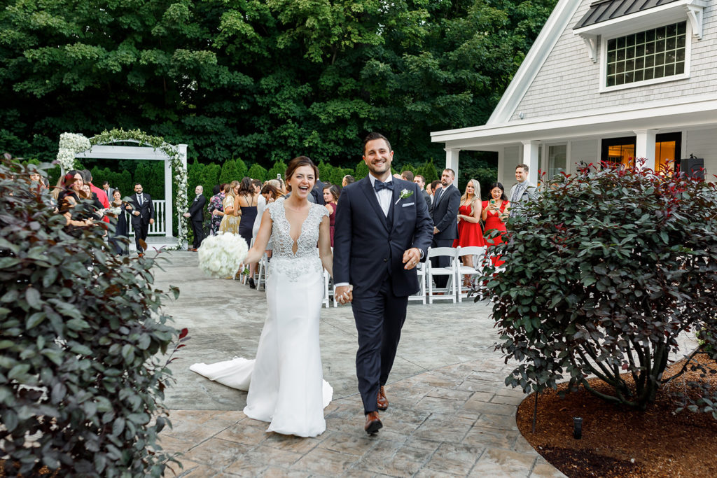 Saphire Estate | Outdoor Wedding Ceremony Recessional | Alex Paul Photography