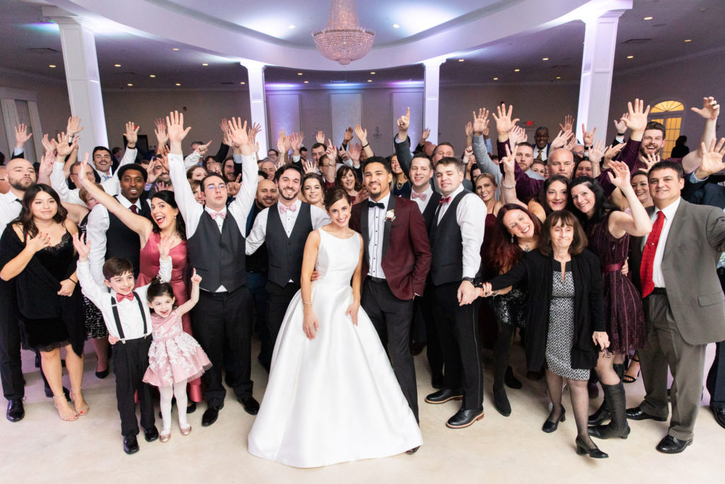 Avenir | Bridan and Groom with Wedding Guests | Kelsey Haley Media