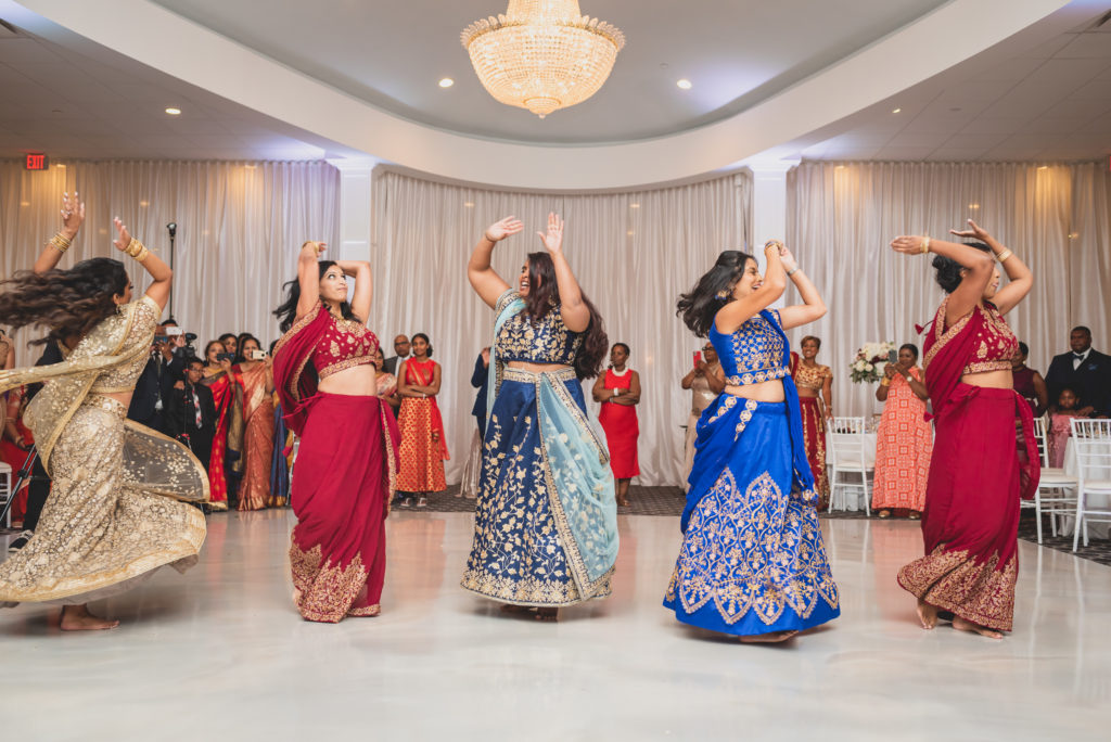 Avenir | Dancing at Indian Wedding in Avenir Ballroom in Walpole, Massachusetts