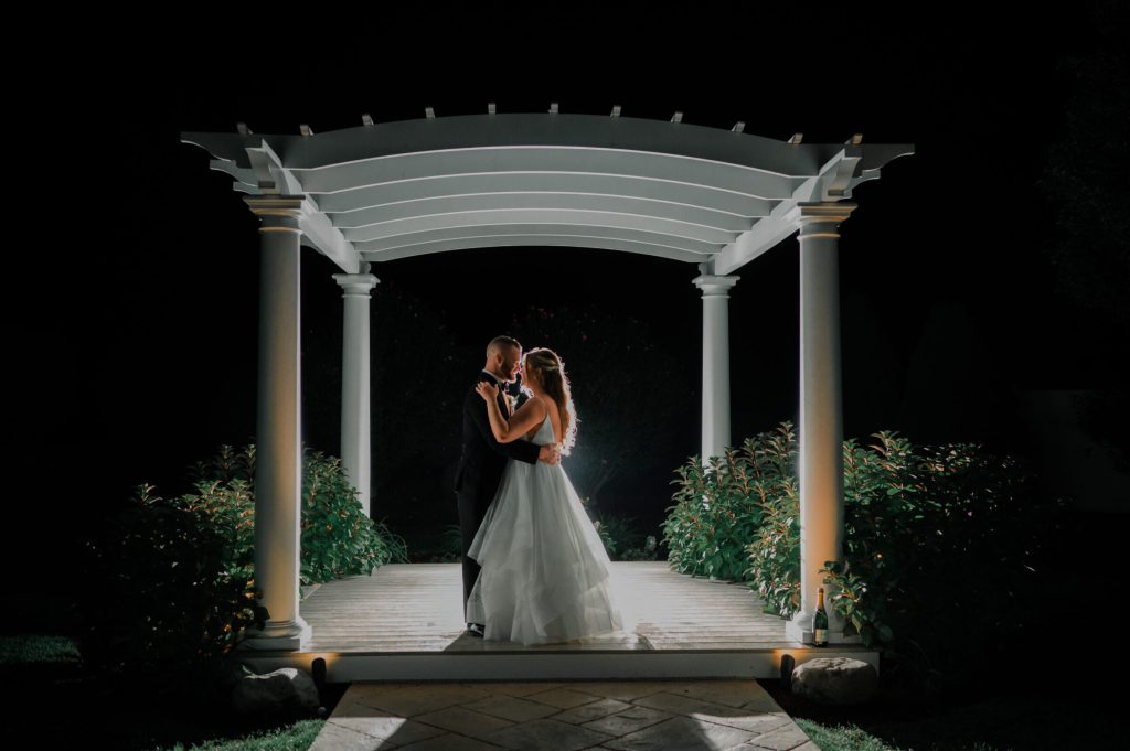 The Villa – The Tent | White Pergola | Emily McSweeney Photography