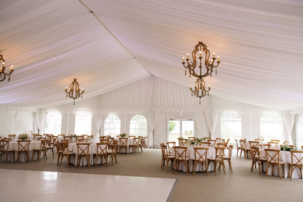 The Villa – The Tent | Tent Wedding Reception | Emily Mathewson Photography