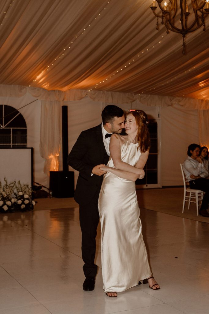 The Villa – The Tent | First Dance | Jess Biancardi Photography