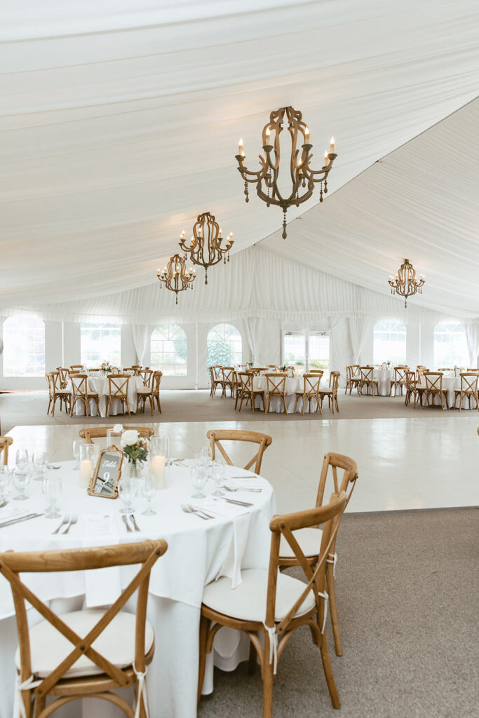 The Villa – The Tent | Reception Setup | Kellyann Smith Photography