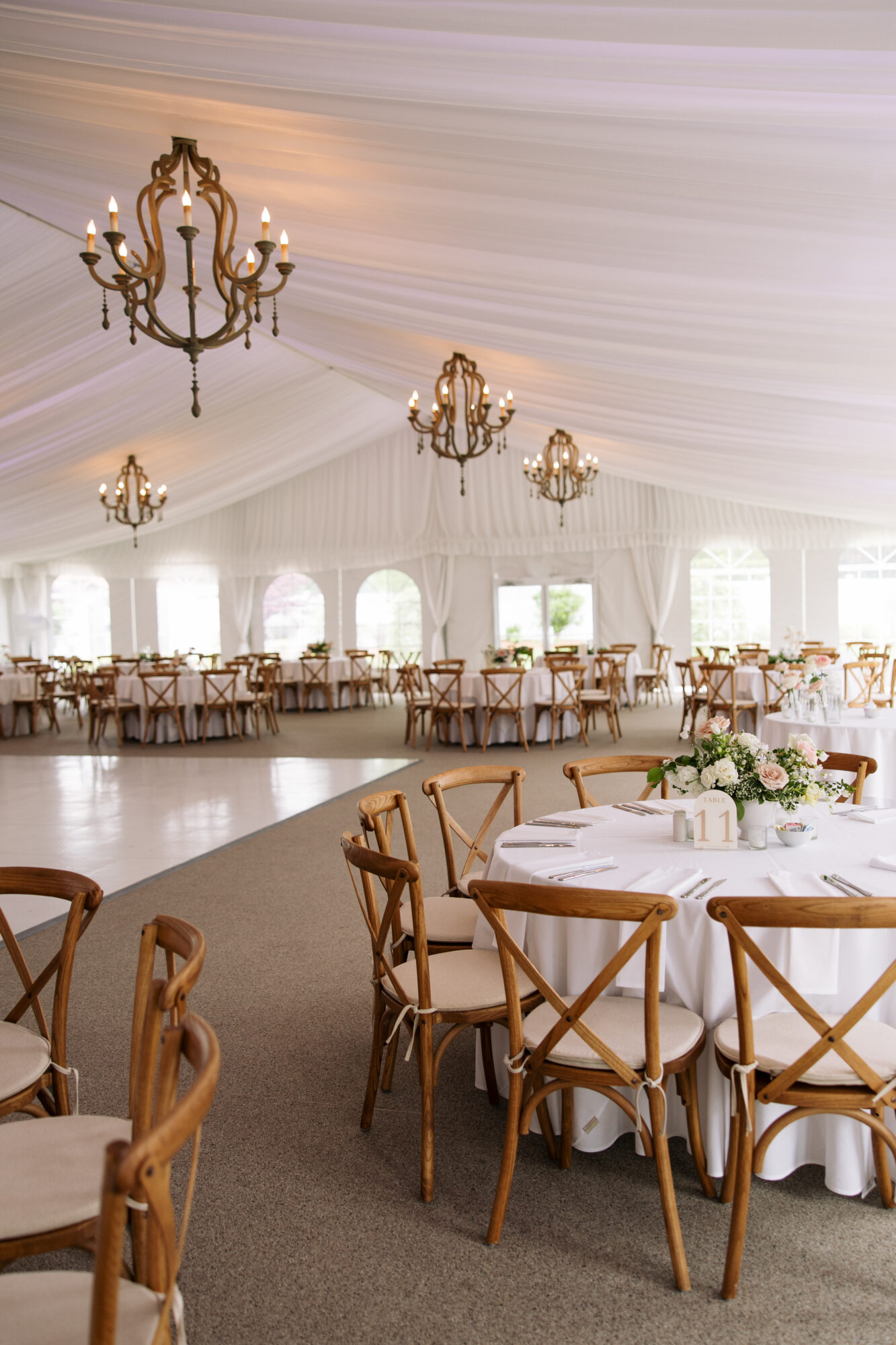 Tent Reception | Emily Mathewson Photography