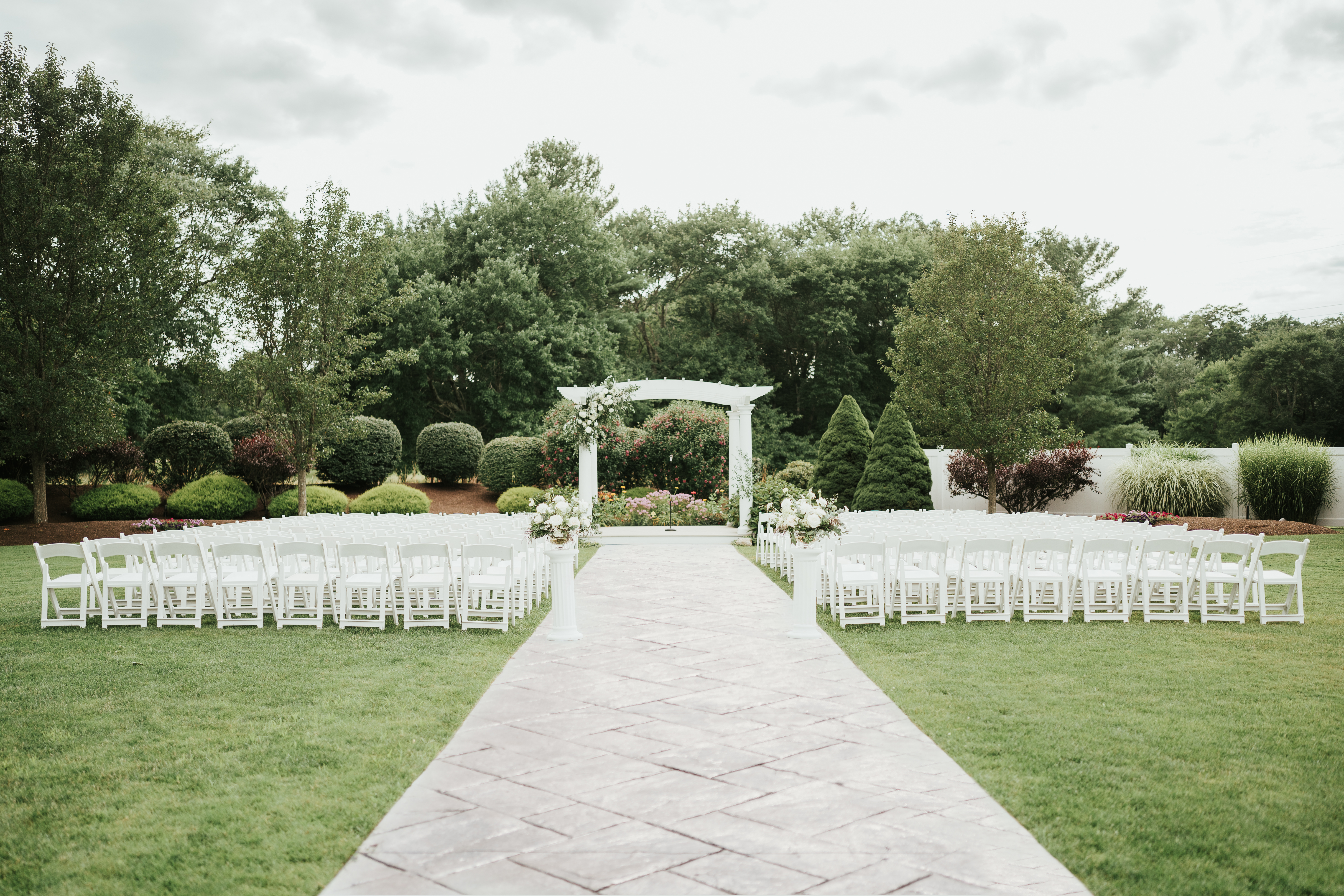 The Villa – Grand Ballroom | Outdoor Wedding Ceremony