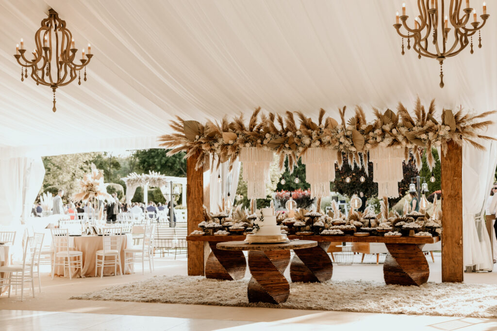 The Villa – The Tent | Elaborate Reception Decor | Ebenezer Decorations | Cami P. Photography