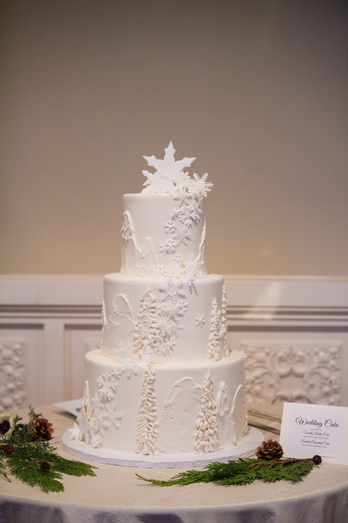 Winter Wedding Cake Idea