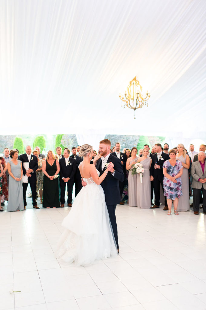 First Dance under The Tent | Brit Perkins Photography