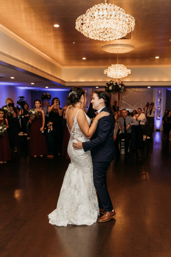 First Dance in the Grand Ballroom of The Villa at Ridder Country Club in East Bridgewater, Massachusetts