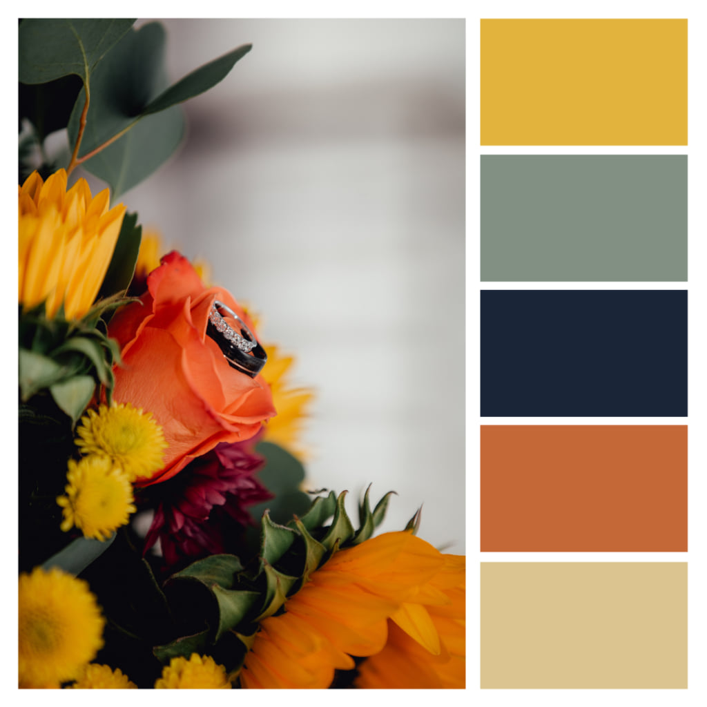 Fall wedding colors 2023