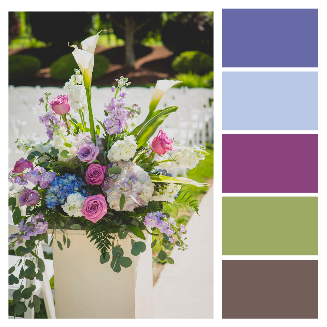 Spring wedding color palette for 2023