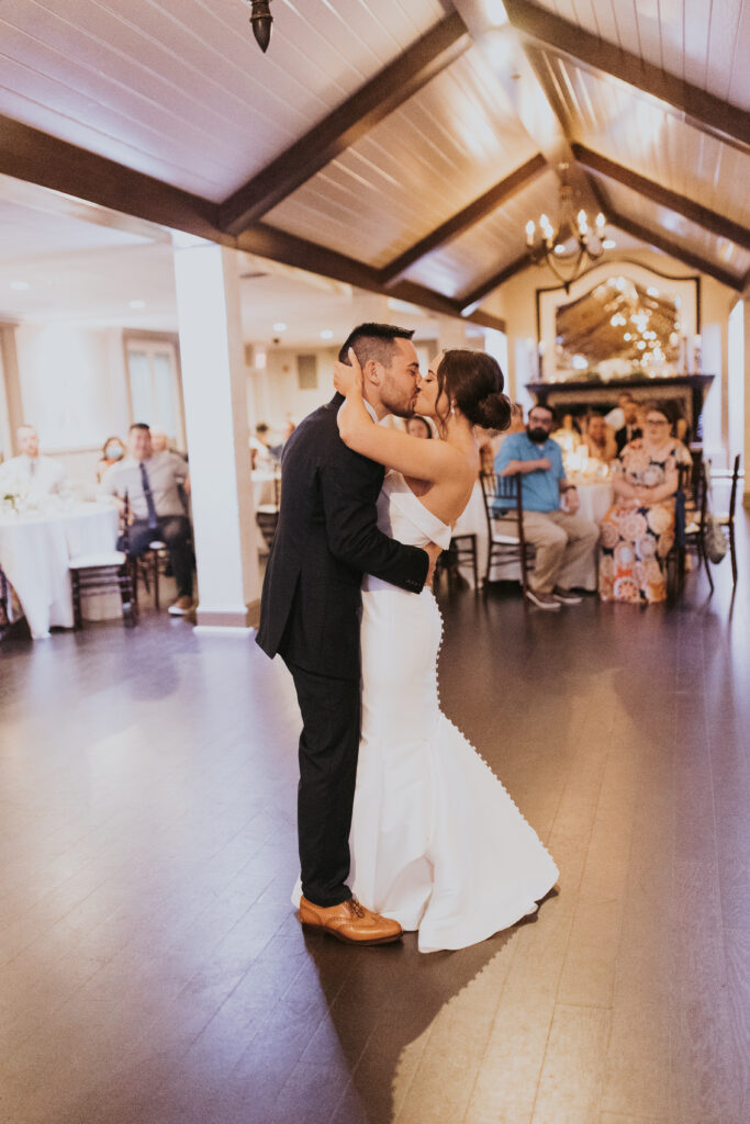 Bride and groom's first dance in Madera Ballroom