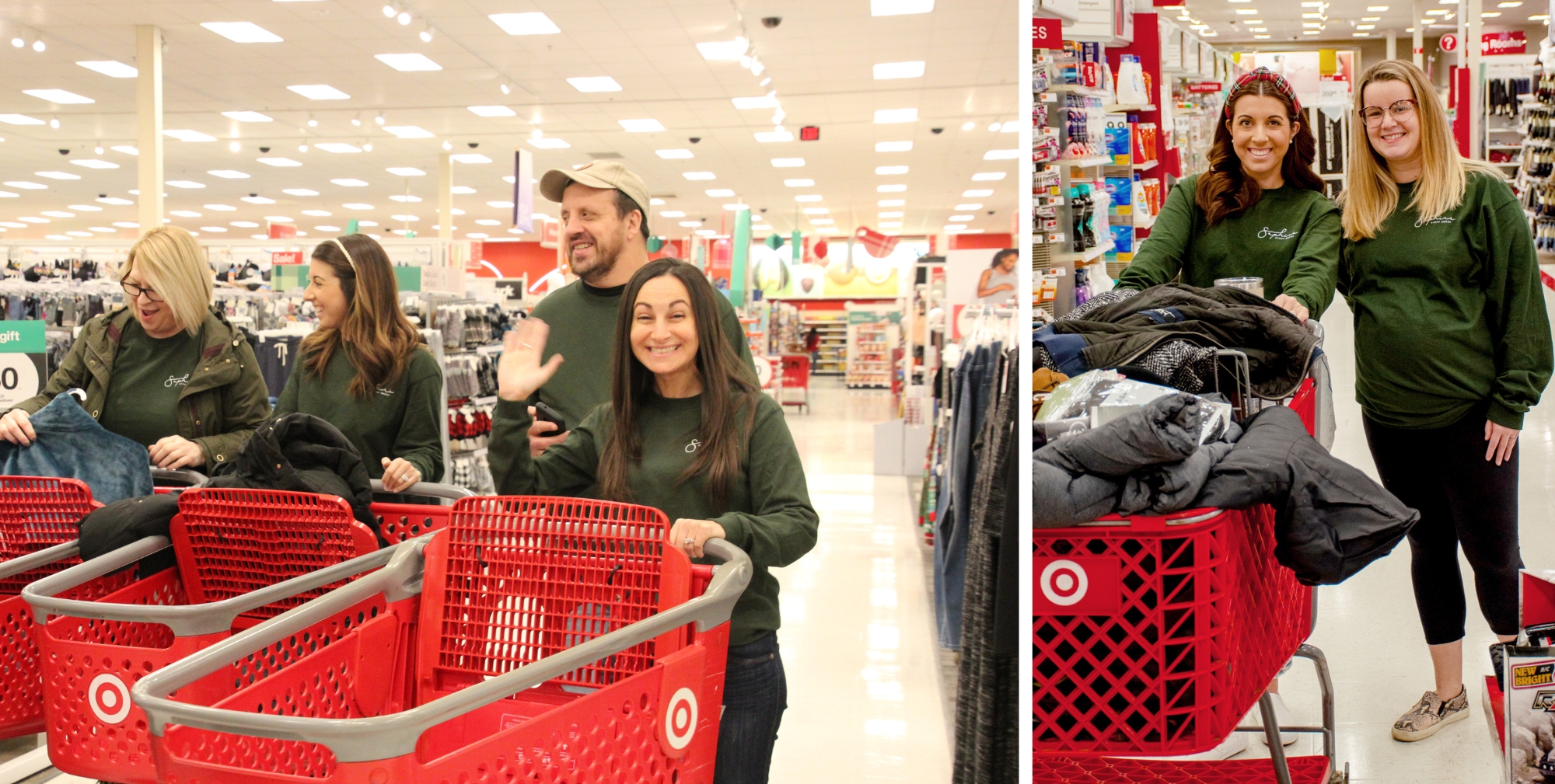 Saphire Event Group Gives Back Target Shopping