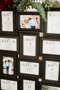 Picture Frame Seating Chart 