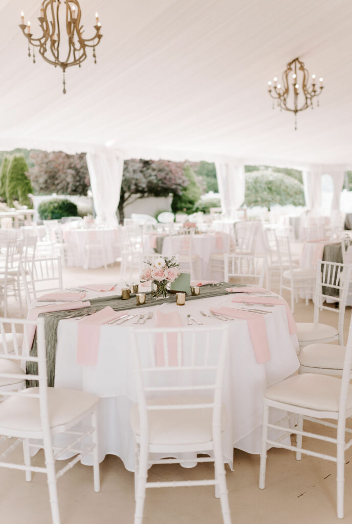 The Tent Reception Tables