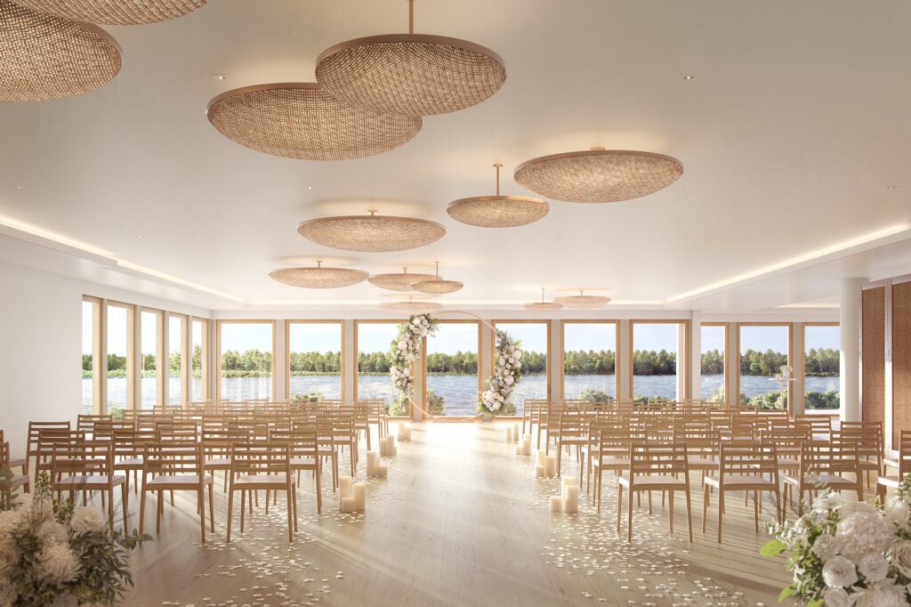 The Lakehouse | Indoor Ceremony Rendering