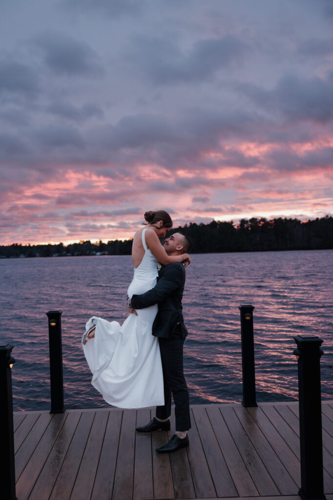 The Lakehouse | Dock Sunset | Micaela Grace Photography
