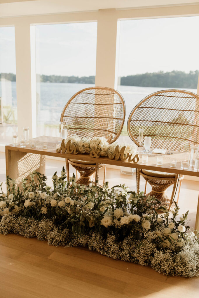 The Lakehouse | Sweetheart Table | Kathleen Kersey Photography