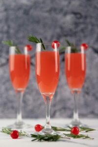 Cherry Signature Cocktail idea for Spring Wedding