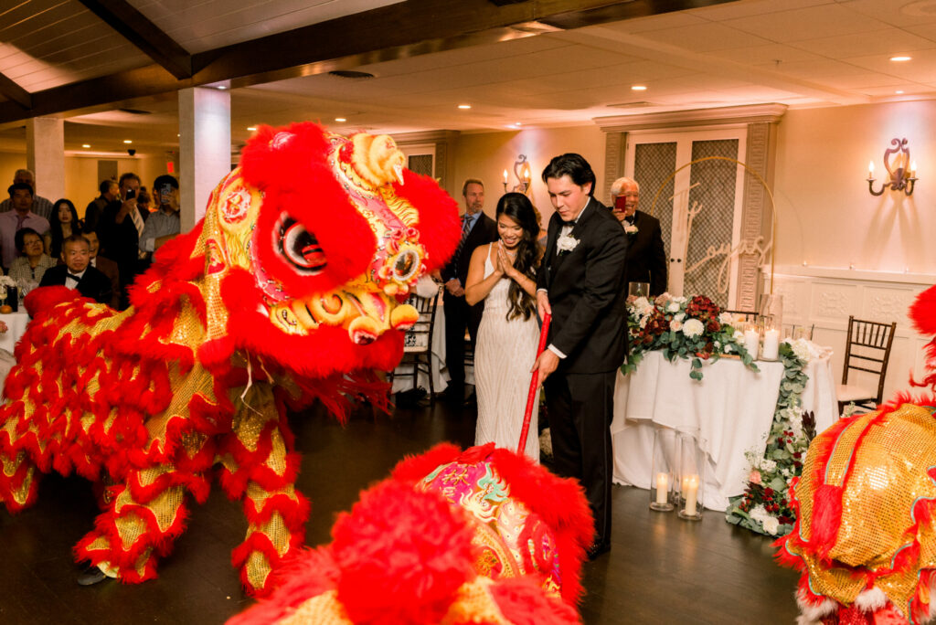 Chinese Dragon at Massachusetts Wedding