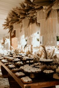 Boho Wedding Dessert Table Decor Inspiration