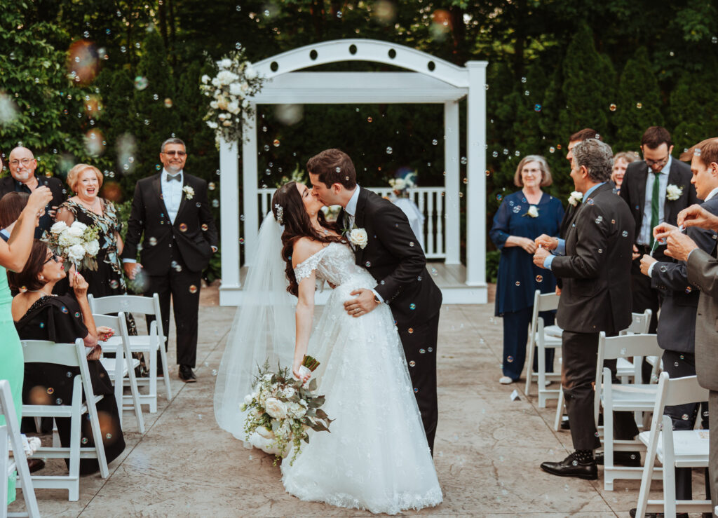 Saphire Estate | Bubble Wedding Recessional | Samantha Kalliny Photography