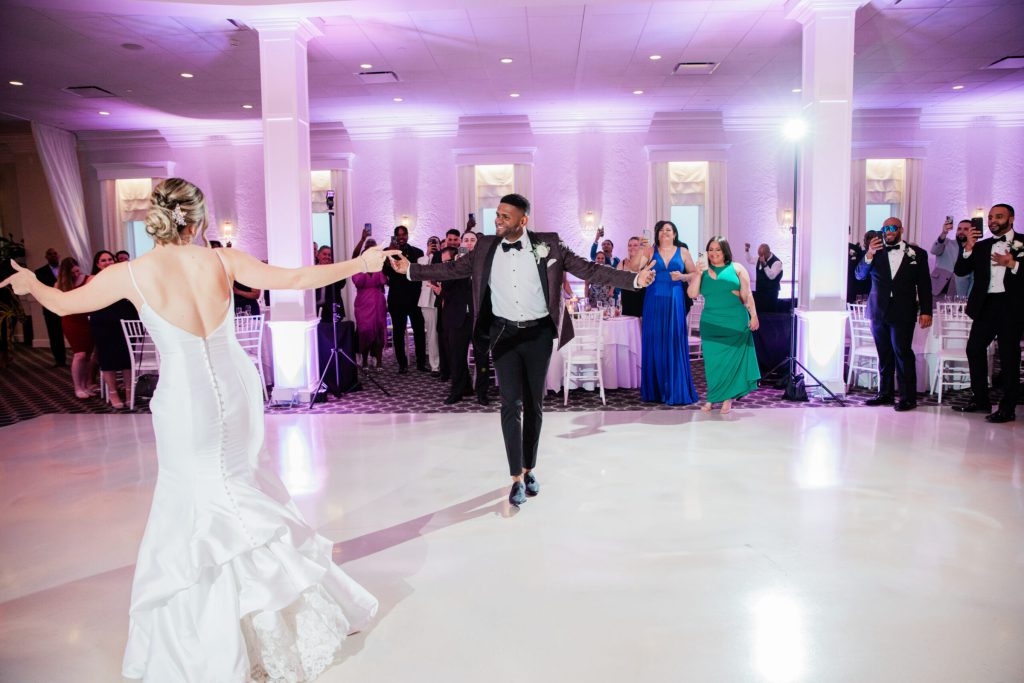 Bride and Groom on the Dance Floor