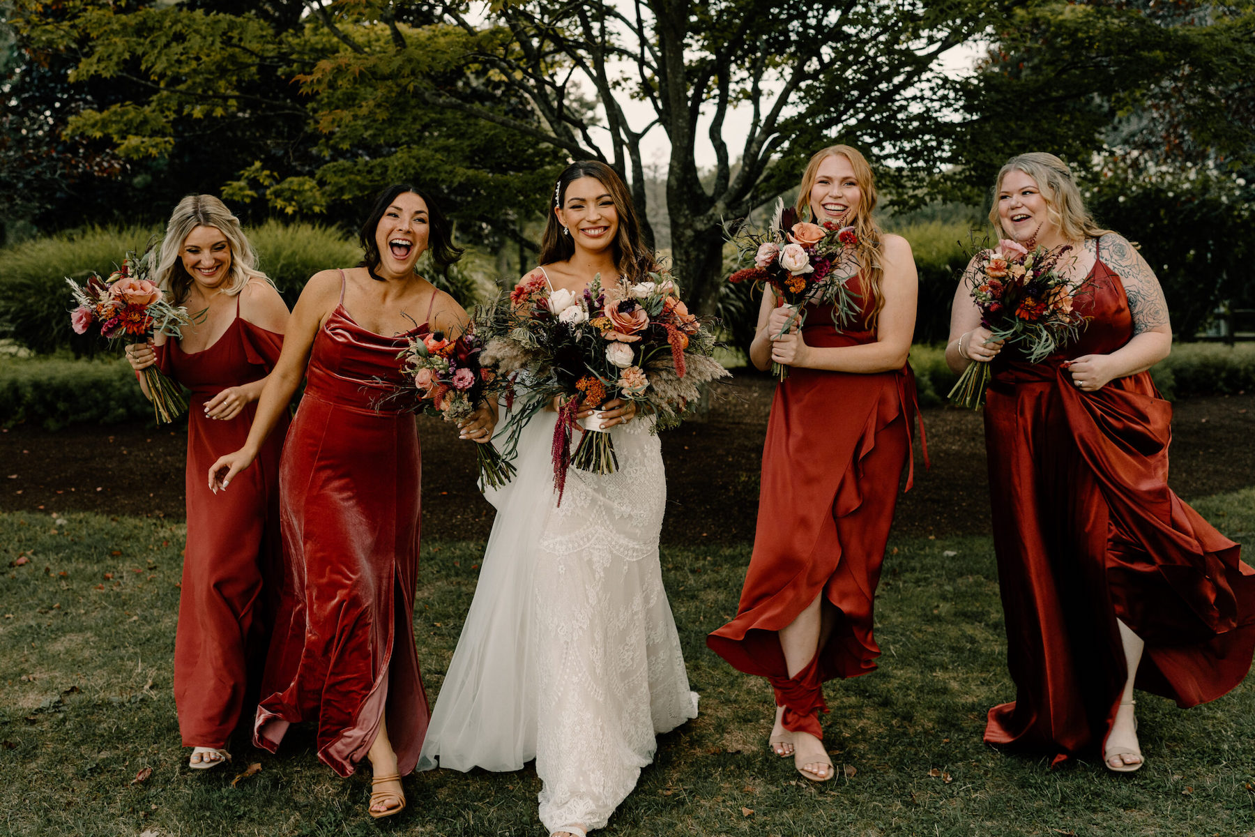 moody bridesmaid dresses Dark and Wedding Inspiration Ombre dress black and blue Blue-Gray Bridesmaid Dresses? Tough Style:EG02230DN length organza bridesmaid dress