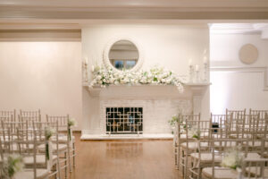 indoor ceremony at Saphire Estate