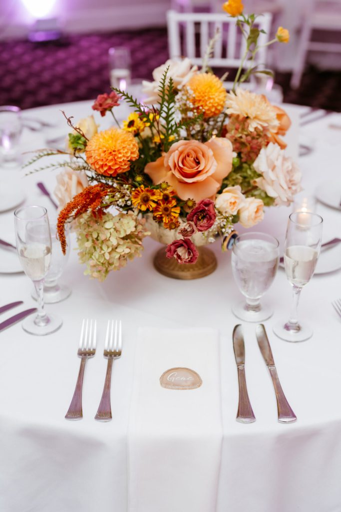 Agate Place Setting Reception Decor