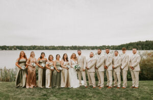 Wedding Party At The Lakehouse Nude Color Palette