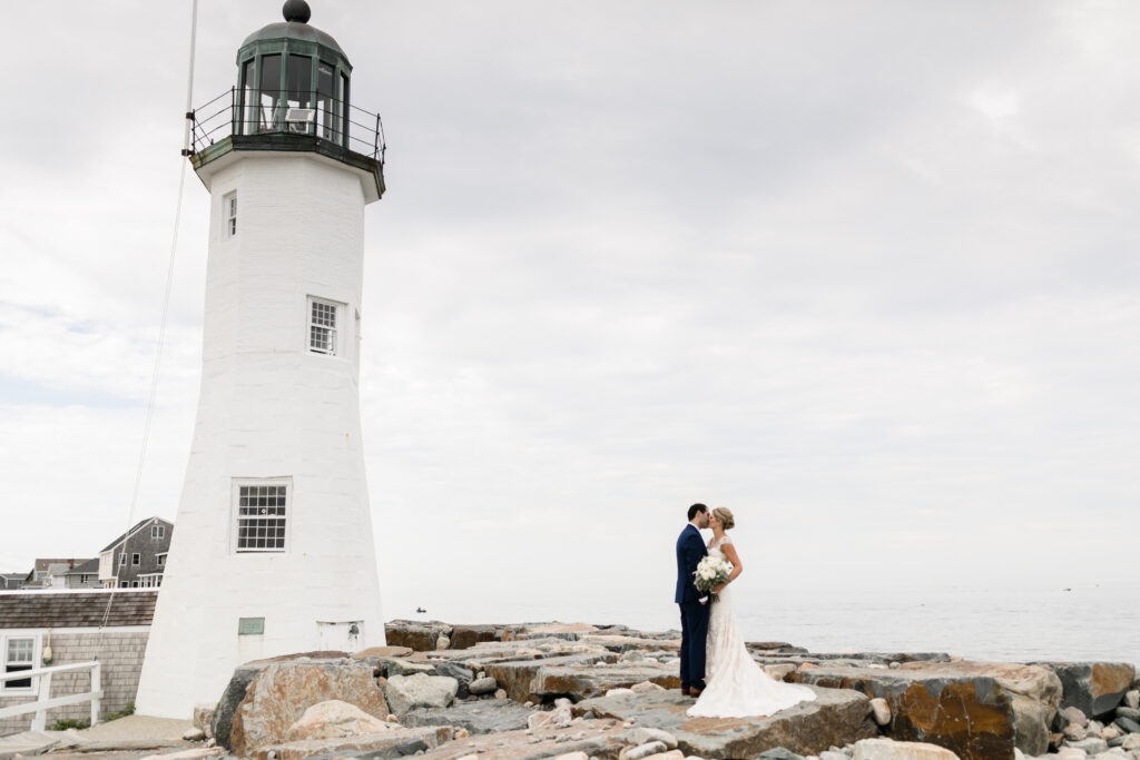 Scituate lighthouse Hailfax MA for wedding