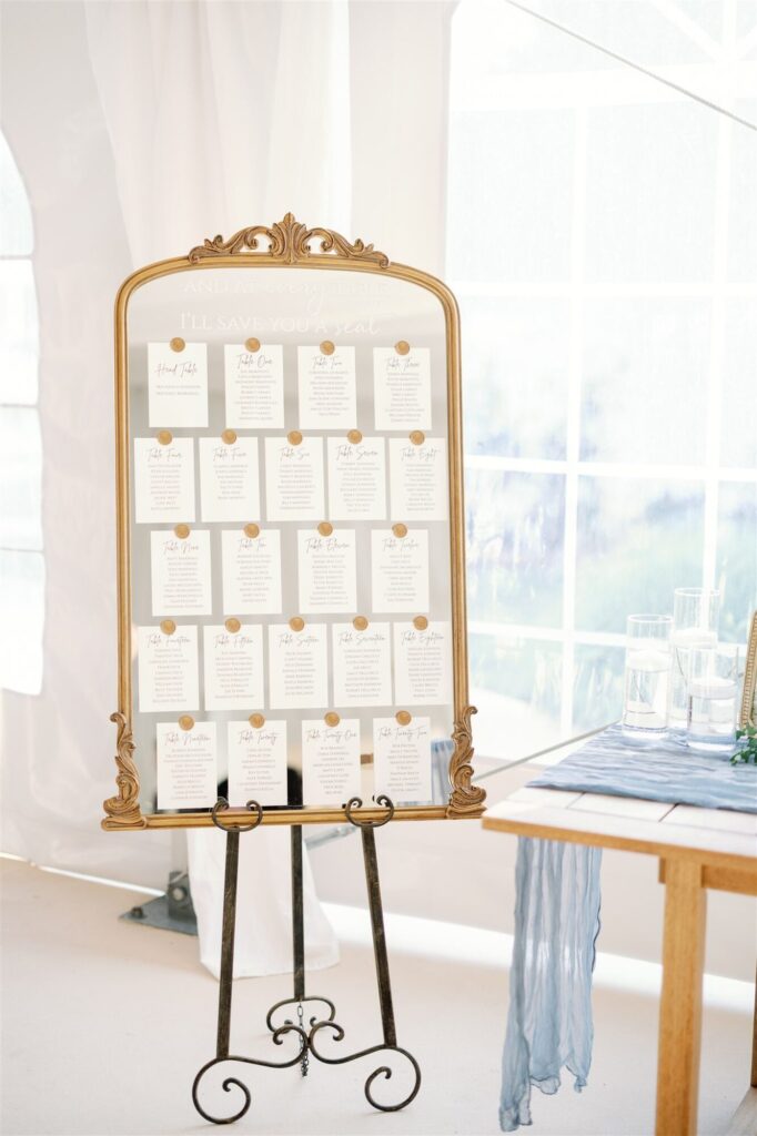 Seating Chart | Emily Rose Photography