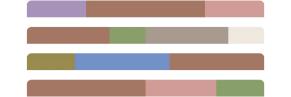 mocha wedding color combinations