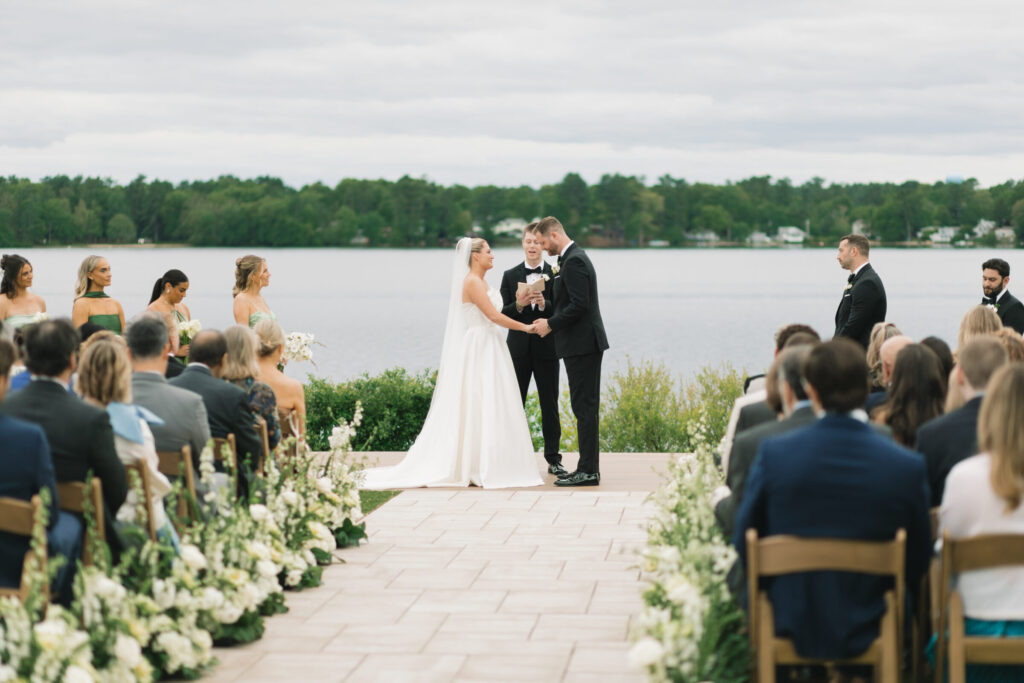 Lakeside outdoor ceremony